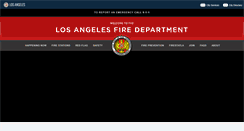 Desktop Screenshot of lafd.org